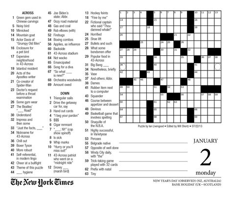 Cousin of a crow NYT Crossword Clue